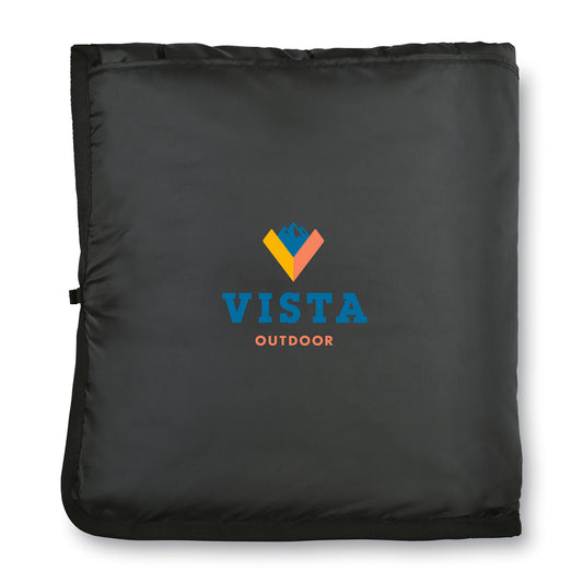 Black-Dark Grey Ridgeline Insulated Puffy Blanket