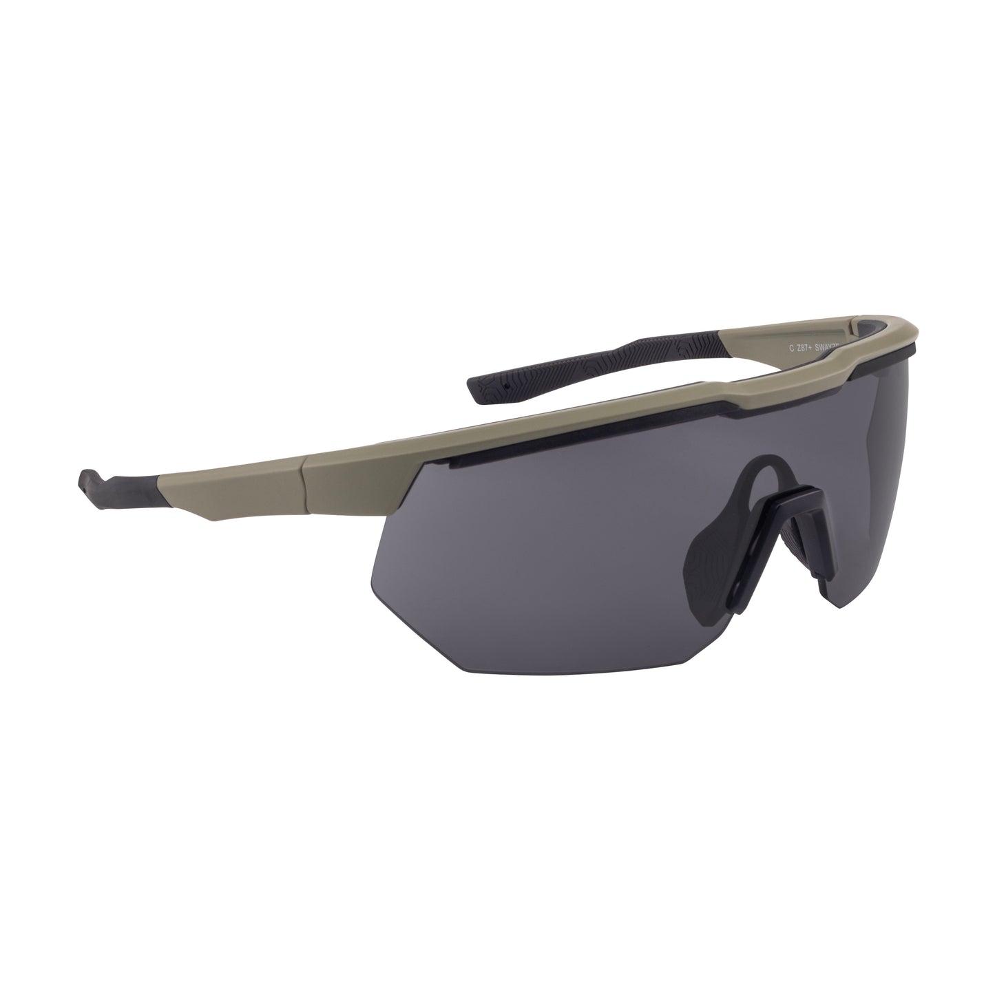 SWAZE™ Safety Eyewear - Tan Frame - Smoke Lens