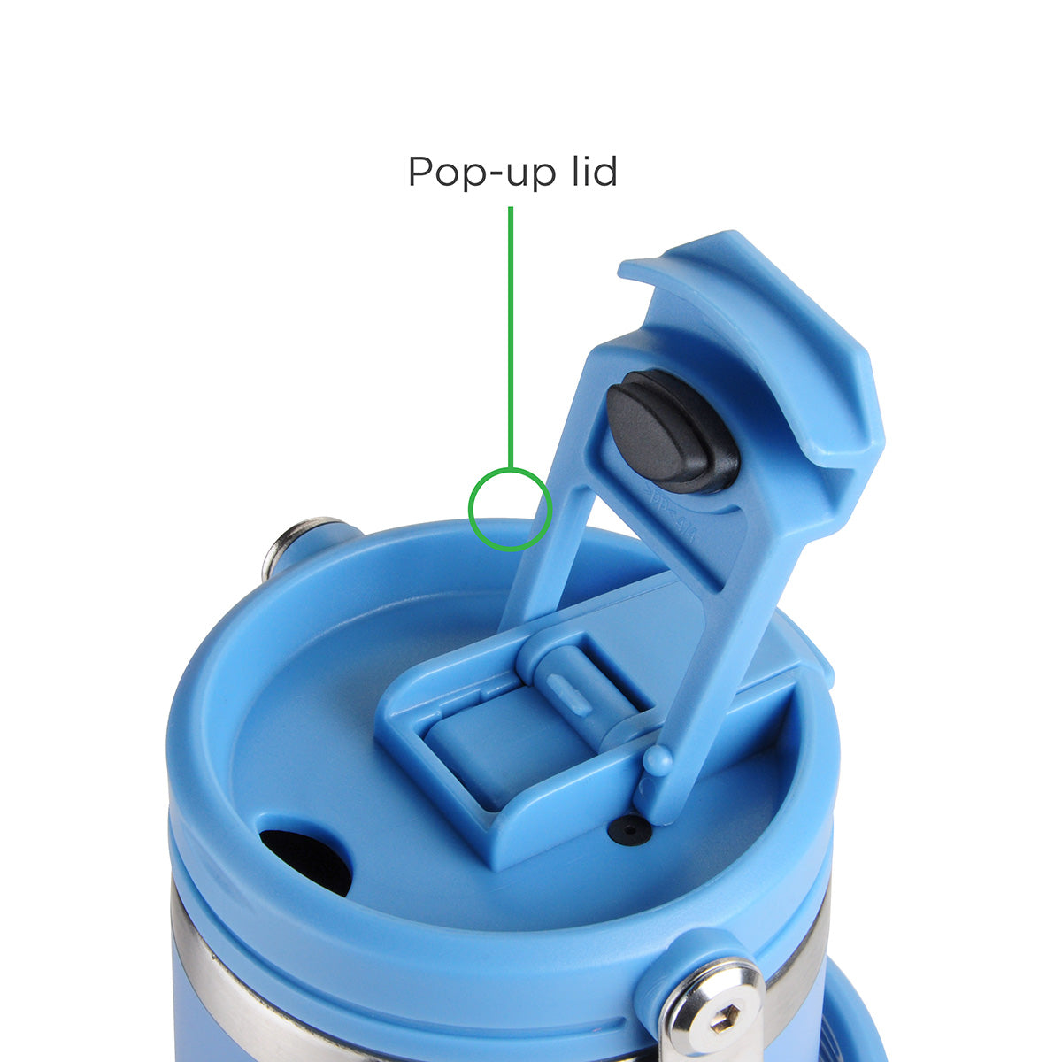 Black SENSO® Venture DuoFlow 30 oz Vacuum Insulated Stainless Steel Travel Tumbler