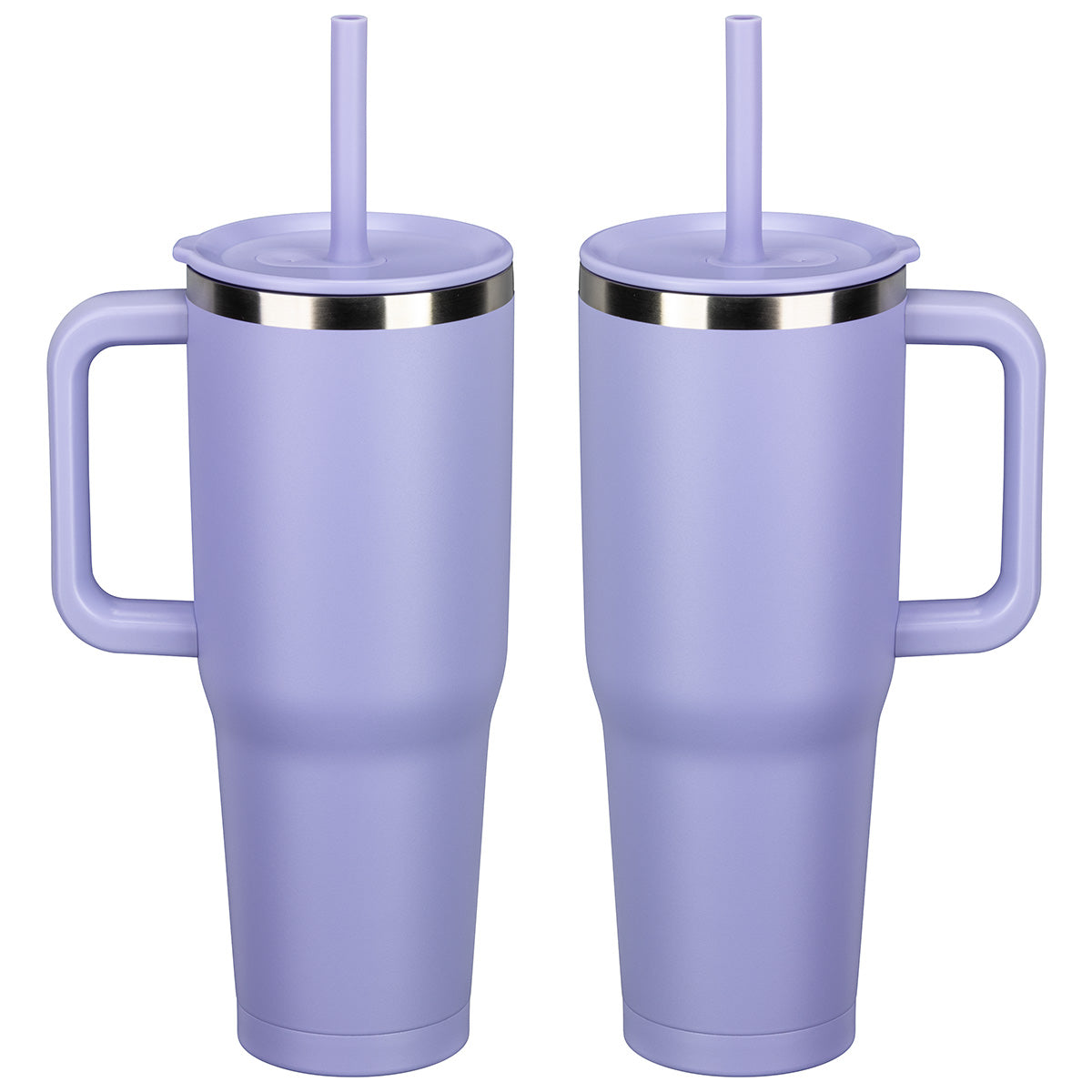 SENSO® Summit 40 oz Insulated Stainless Steel Travel Mug with Press-In Straw Lid