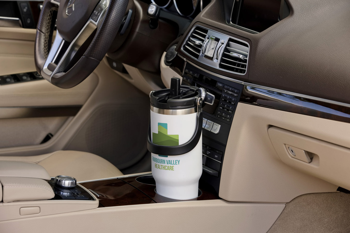 Black SENSO® Venture DuoFlow 40 oz Vacuum Insulated Stainless Steel Travel Tumbler