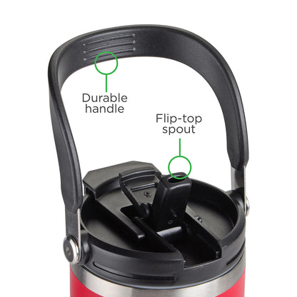 Black SENSO® Venture DuoFlow 40 oz Vacuum Insulated Stainless Steel Travel Tumbler