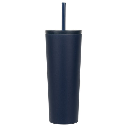 Bradford 24 oz Vacuum Insulated Stainless Steel Tumbler with Straw