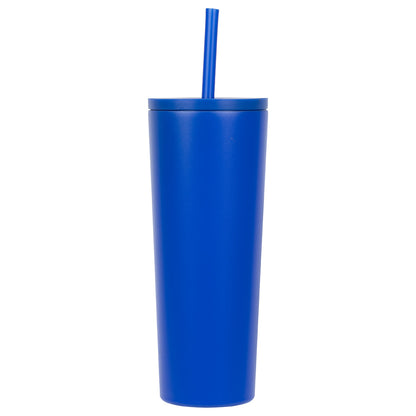 Bradford 24 oz Vacuum Insulated Stainless Steel Tumbler with Straw