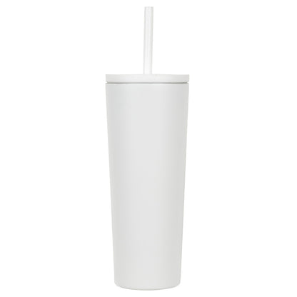 Bradford 24 oz Vacuum Insulated Stainless Steel Tumbler with Straw