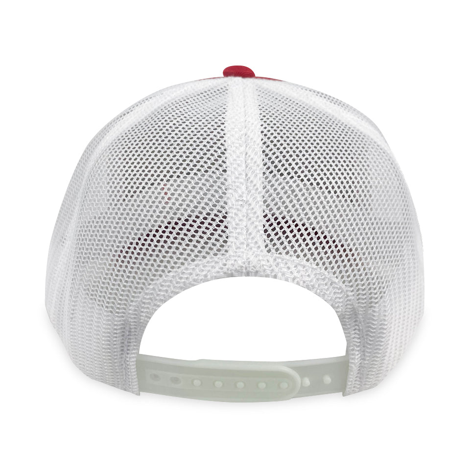 Scarlet/White Merrimack Hat Co.® Colt Trucker