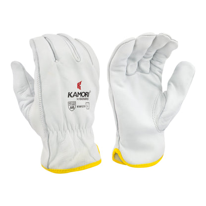 RWG58 KAMORI® A6 White Grain Goatskin Driver - Size 2X