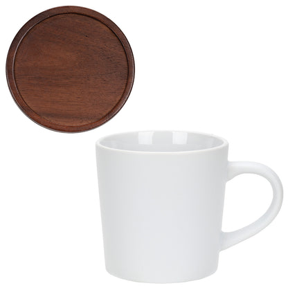 Circo 16 oz Ceramic Mug with Wooden Lid