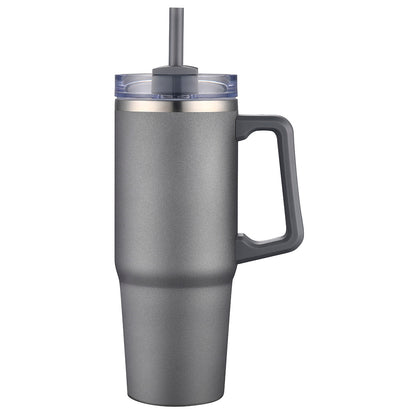 Milo 30 oz Vacuum Insulated Stainless Steel Mug with Straw