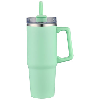 Milo 30 oz Vacuum Insulated Stainless Steel Mug with Straw