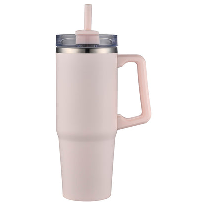 Milo 30 oz Vacuum Insulated Stainless Steel Mug with Straw