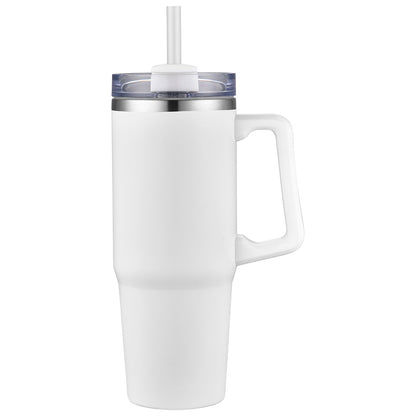 Milo 30 oz Vacuum Insulated Stainless Steel Mug with Straw