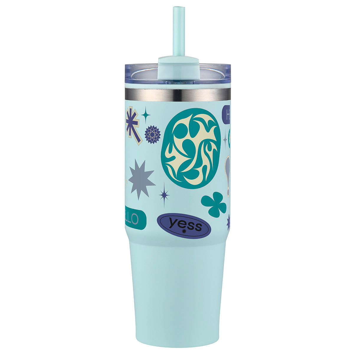 Monza 30 oz Stainless Steel/Polypropylene Tumbler