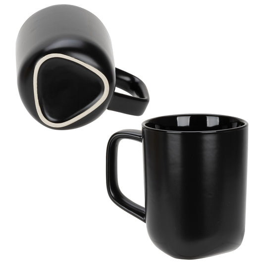 Black Marzano 18 oz Recycled Ceramic Mug