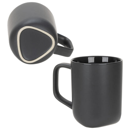 Black Marzano 18 oz Recycled Ceramic Mug