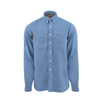 VTS5VSH Tecasafe® One 5.7 oz Vented FR Shirt - Denim - Size 2X