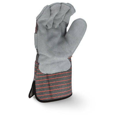 RWG3103G Economy Shoulder Gray Split Cowhide Leather Glove - Size L