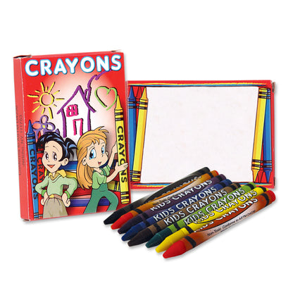 8 Pack Kids Crayons