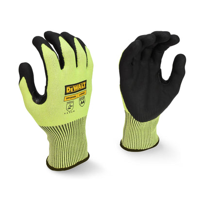 DPG855T Hi-Vis Foam Nitrile A4 Cut Glove - Size XL - Tagged