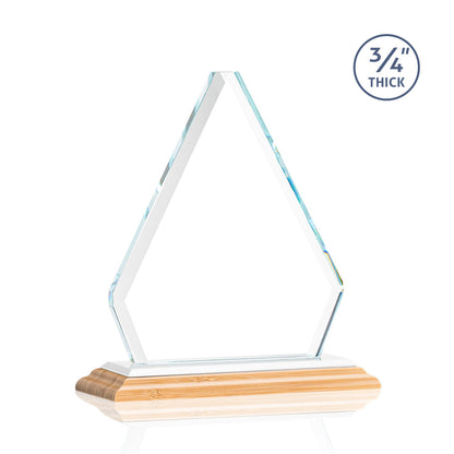 Fyreside VividPrint™ Award - Bamboo/White