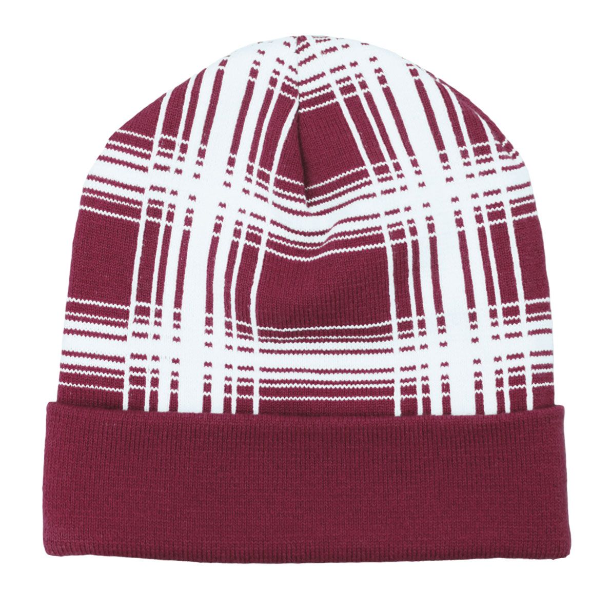 Mega-Plaid Beanie