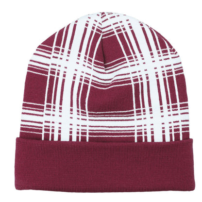 Mega-Plaid Beanie