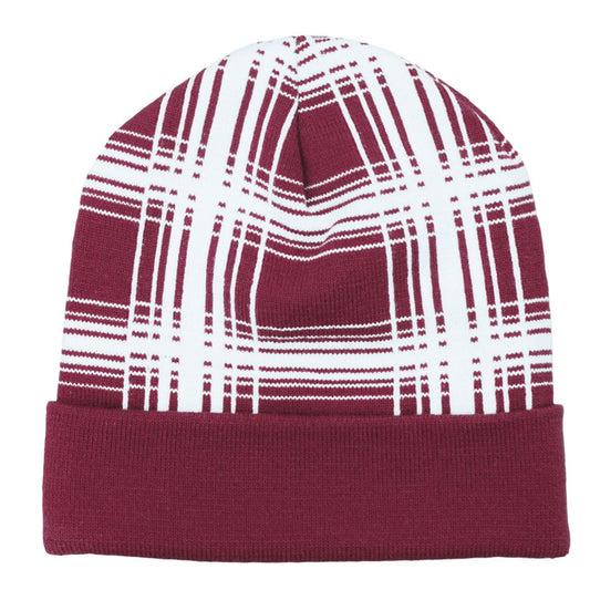 Mega-Plaid Beanie