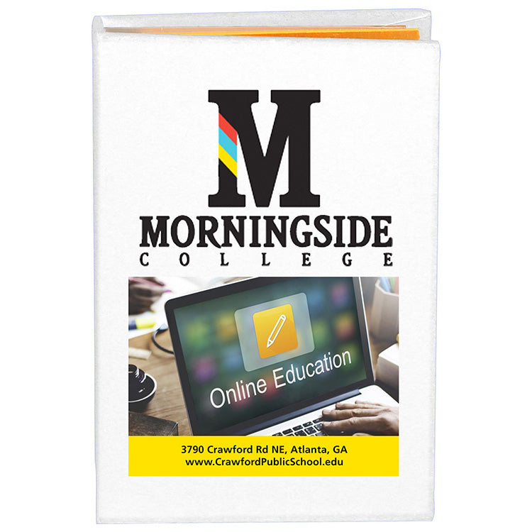 PhotoImage ® Full Color Imprint* Compact Sticky Notes and Flags Notepad Notebook