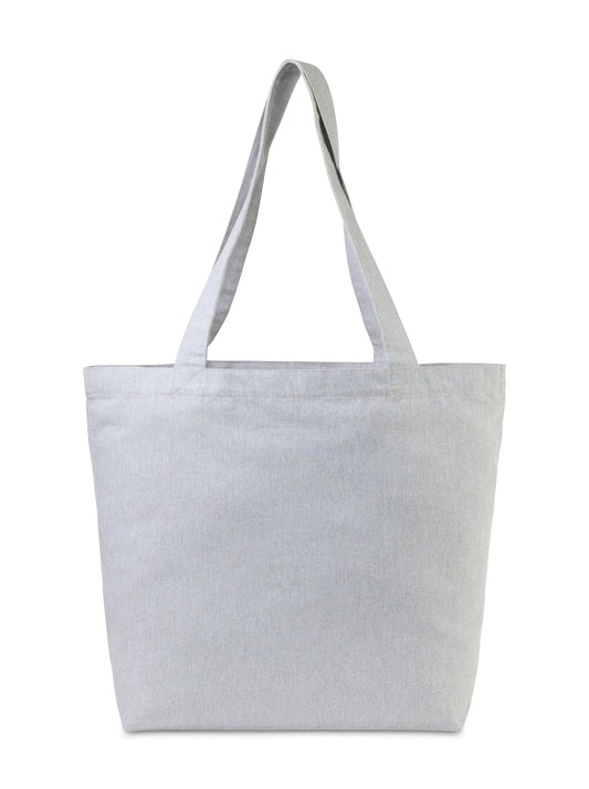 AWARE™ Recycled Cotton Shopper Tote with Interior Zip Pocket