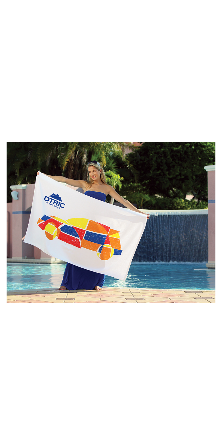 Diamond Beach Towel Mid-Weight 17 lb/doz