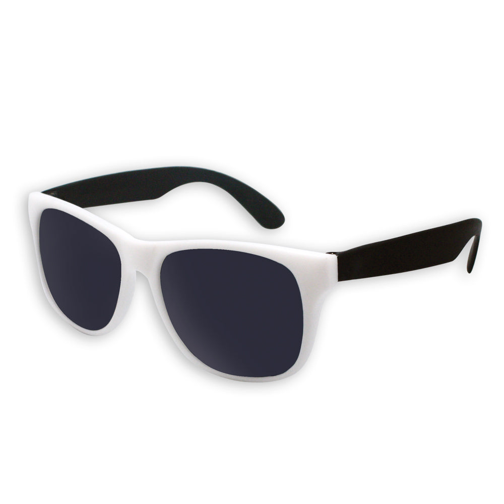 White Frame Classic Sunglasses