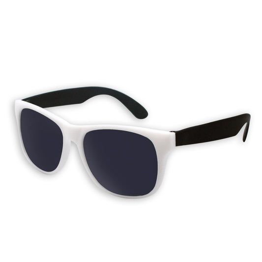 White Frame Classic Sunglasses