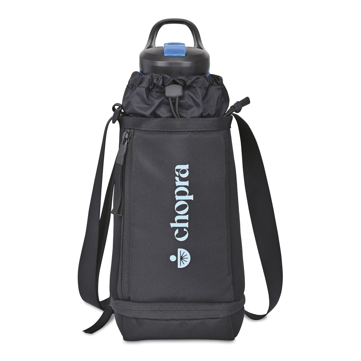 Black Restore Hydration Bottle Sling