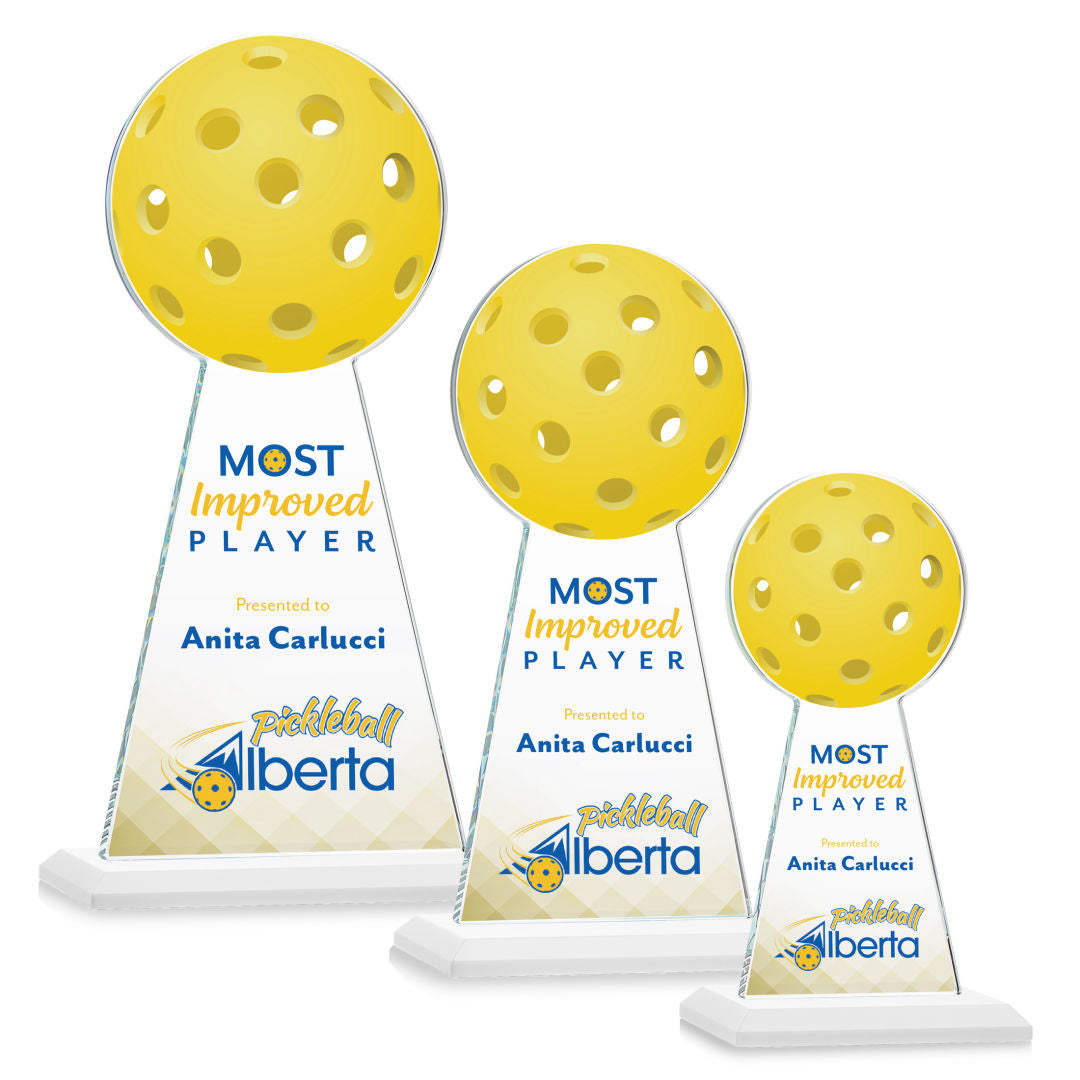 Edenwood Pickleball VividPrint™ Award - White