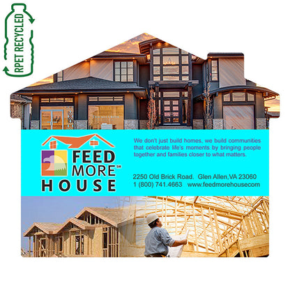 6" x 5" - "Washoe House" Recycled RPET Full Color Import Air Ship Microfiber Cloth & Screen