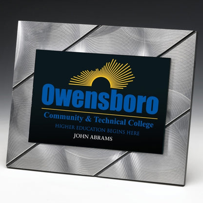 Striped Visionary Plaque (8" x 10" x 3/8") - 4 Color Process