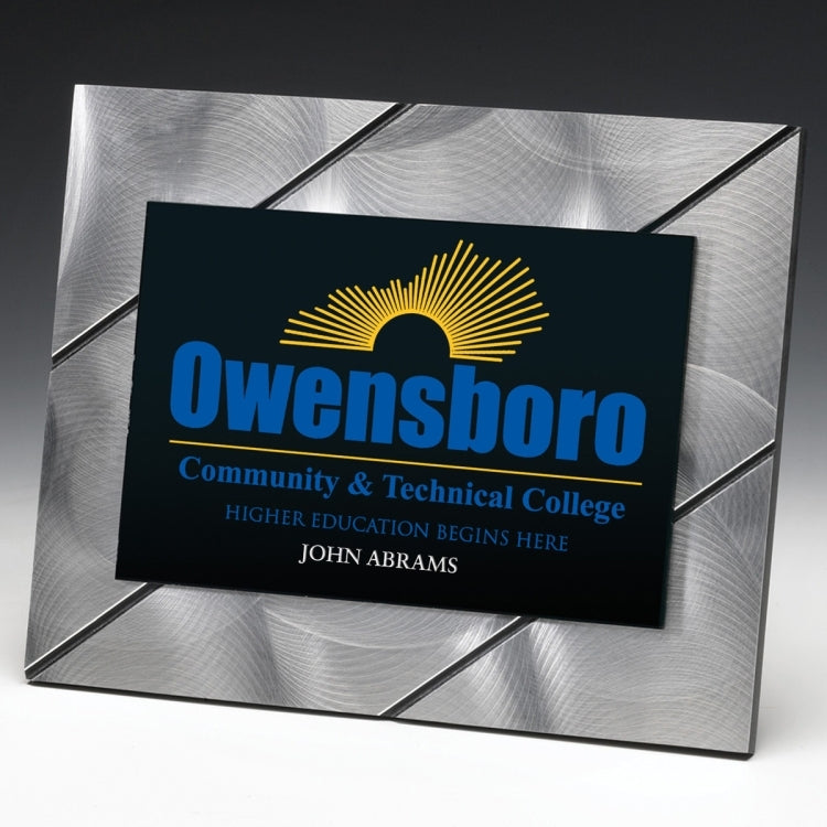 Striped Visionary Plaque (8" x 10" x 3/8") - Laser Engraved