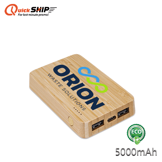 Eden Green Bamboo Wireless Power Bank 5000