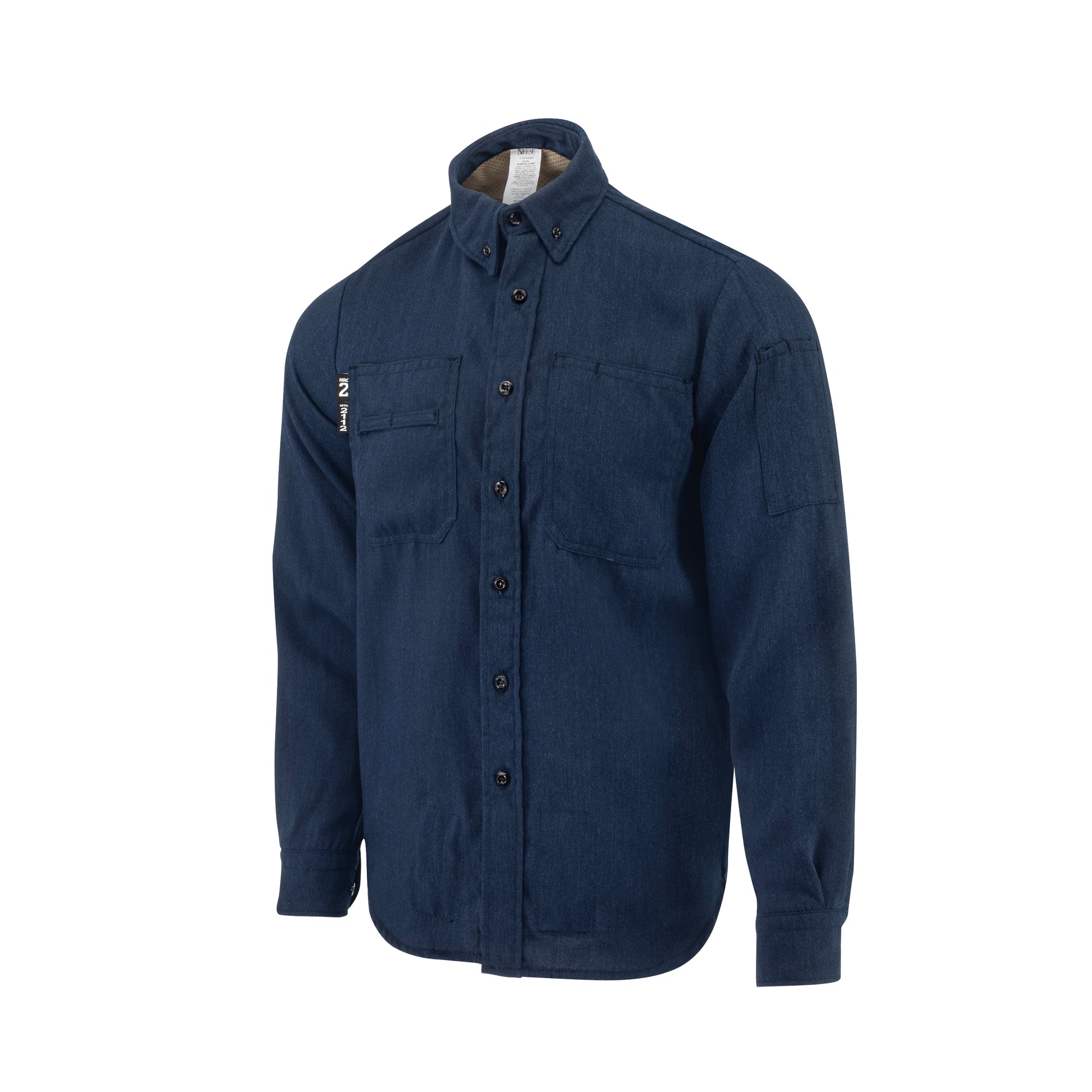 VTS5VSH Tecasafe® One 5.7 oz Vented FR Shirt - Denim - Size XL