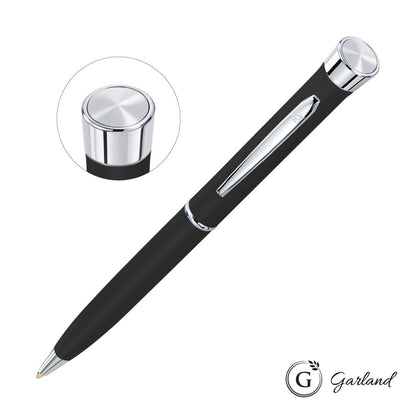 Garland® Color Matte Custom Emblem Twist Pen - Chrome