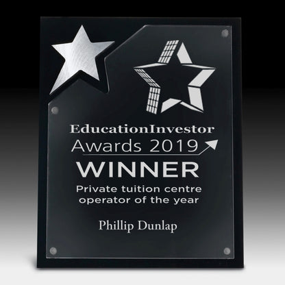 North Star Plaque - 4 Color Process - (8" x 10" x 5/8")