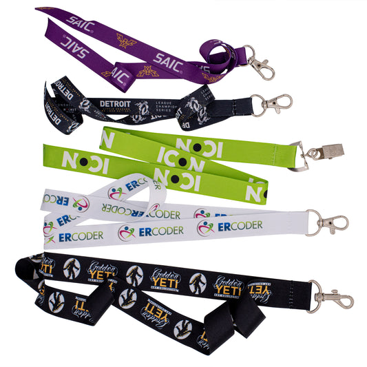 Lanyards Full Color Sublimated (3/4")