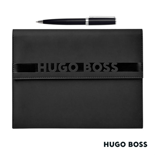 Hugo Boss® Ballpoint Pen & A5 Folder Set