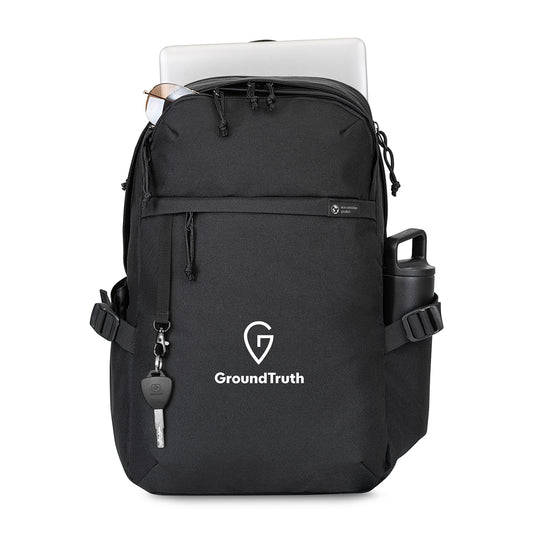 Black Renew rPET Computer Backpack