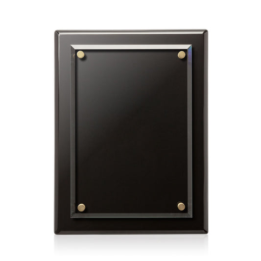 Caledon VividPrint™ Plaque - Black/Gold