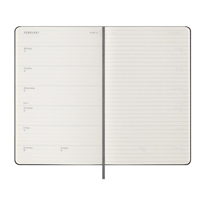 Black Moleskine® Hard Cover Large 12-Month Weekly 2026 Planner