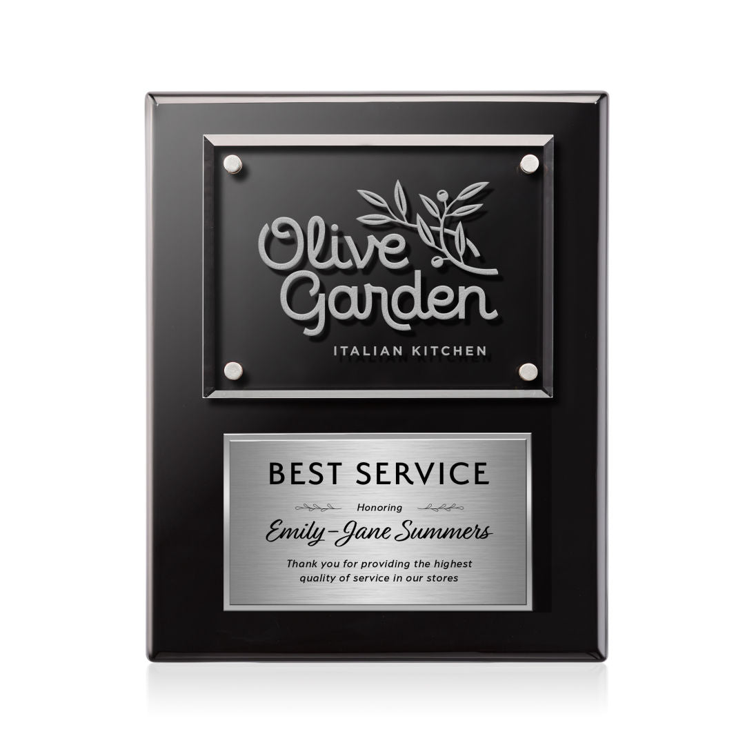 Gossamer Plaque - Black/Silver