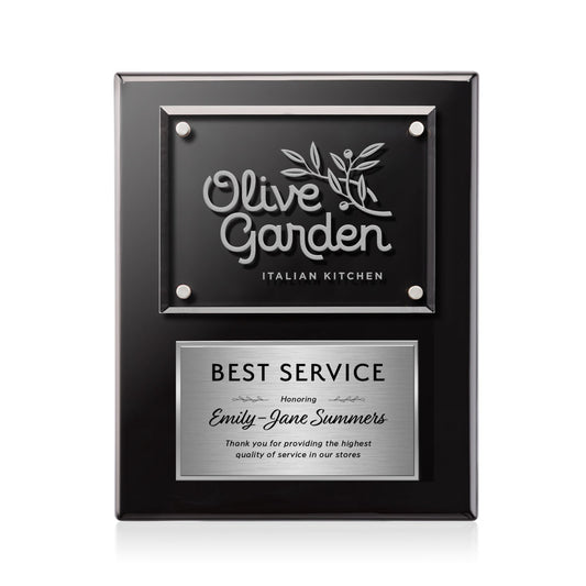 Gossamer Plaque - Black/Silver