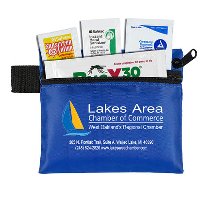 'Stay Safe Kit' 4 Piece Insect Repellent Kit in Zipper Pouch