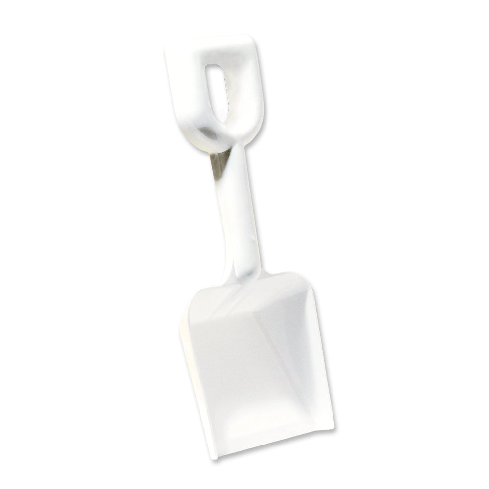 White 8" Plastic Shovel
